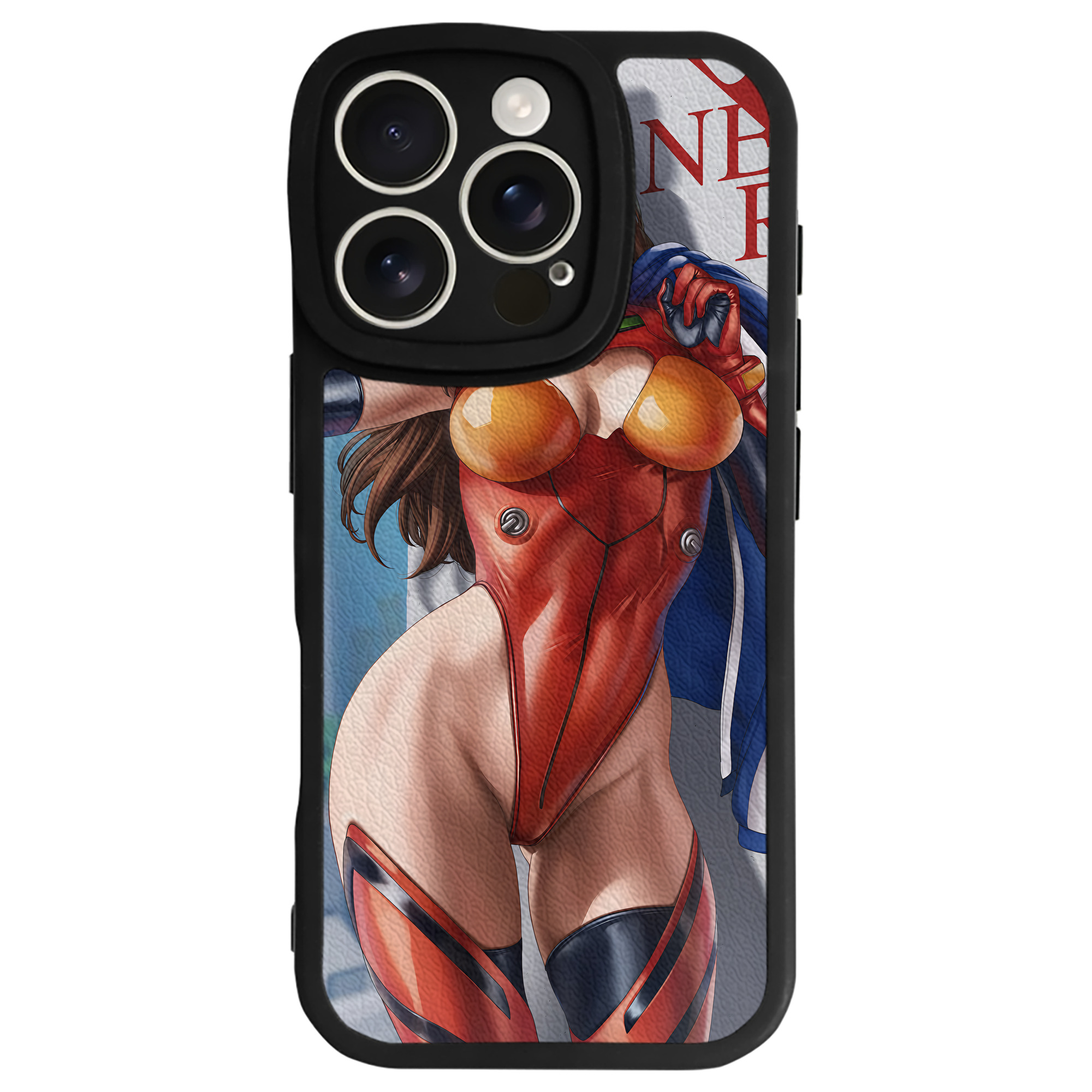 （画像用） EVA 新世紀エヴァンゲリオン 【iPhone 16シリーズ対応】シリコンスマホケース（レザー調） 材質：シリコン